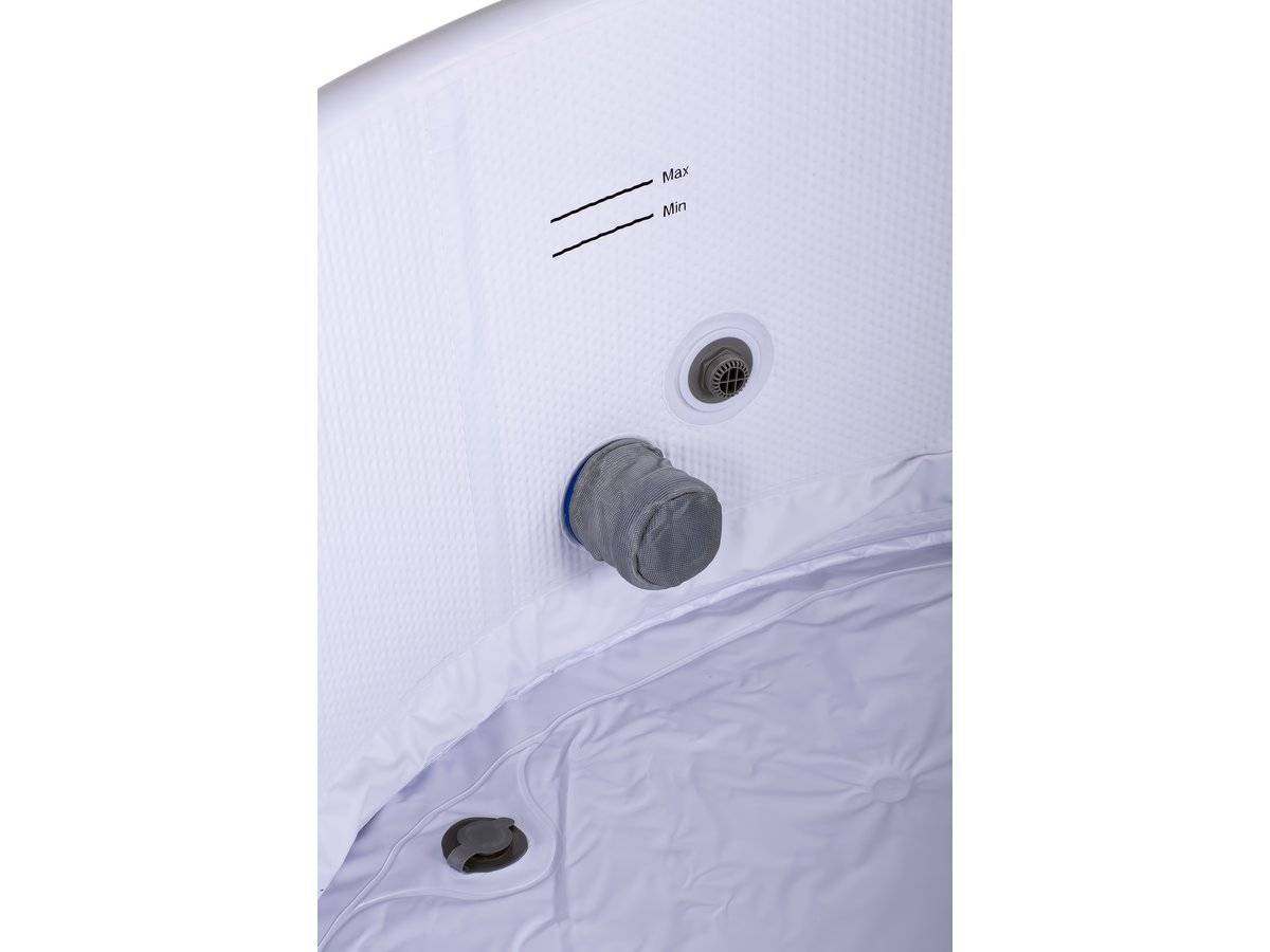 Habitat Et Jardin - Spa Gonflable Semi Rigide En Pvc "antibes" - 6 Places - Noir / Blanc -habitat Et Jardin - Imagen 4