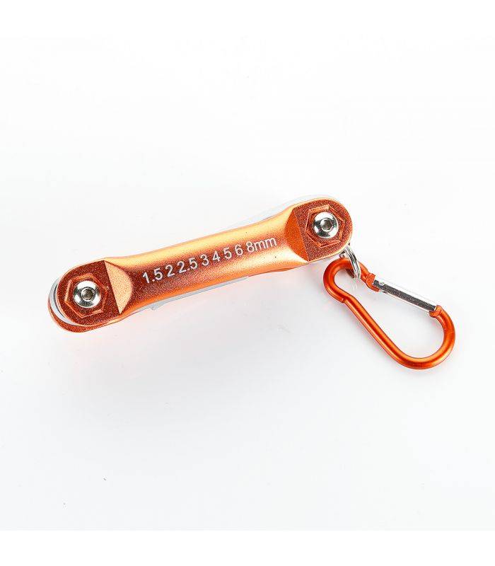 Set de 8 clés allen avec cadre en métal alyco orange ALYCO 170605 - Image 5