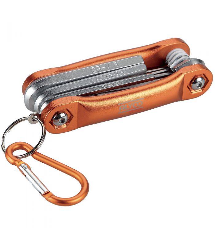 Set de 8 clés allen avec cadre en métal alyco orange ALYCO 170605