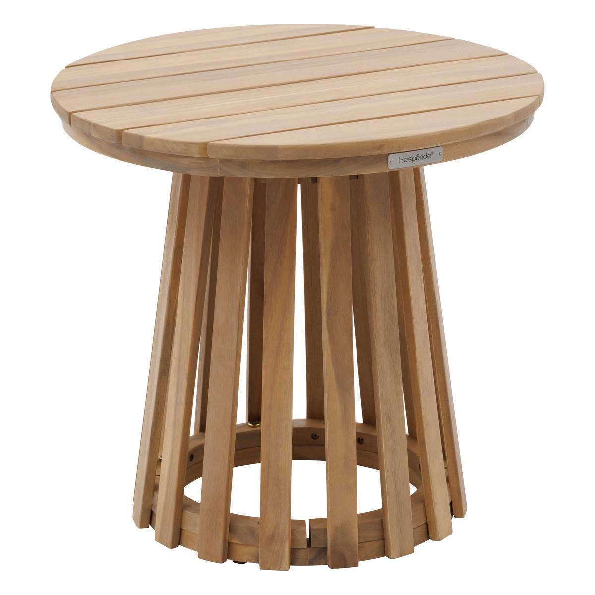 Hesperide - Table d appoint de jardin ronde "Osuna" 50 x 50cm en acacia Hespéride - Image 2