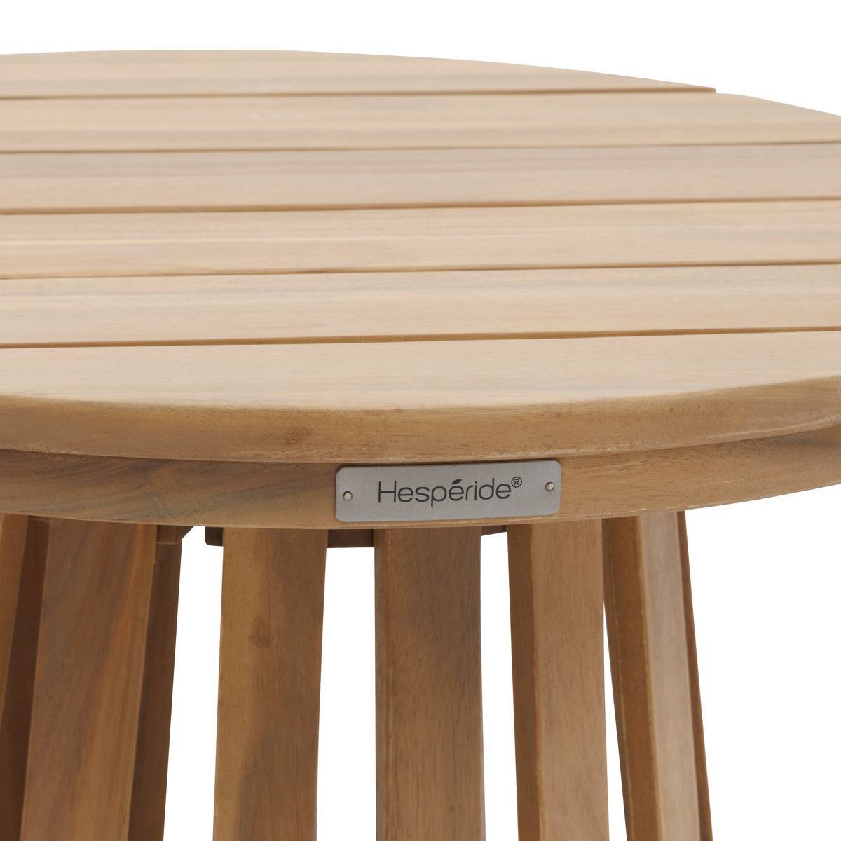 Hesperide - Table d appoint de jardin ronde "Osuna" 50 x 50cm en acacia - Hespéride - Image 3