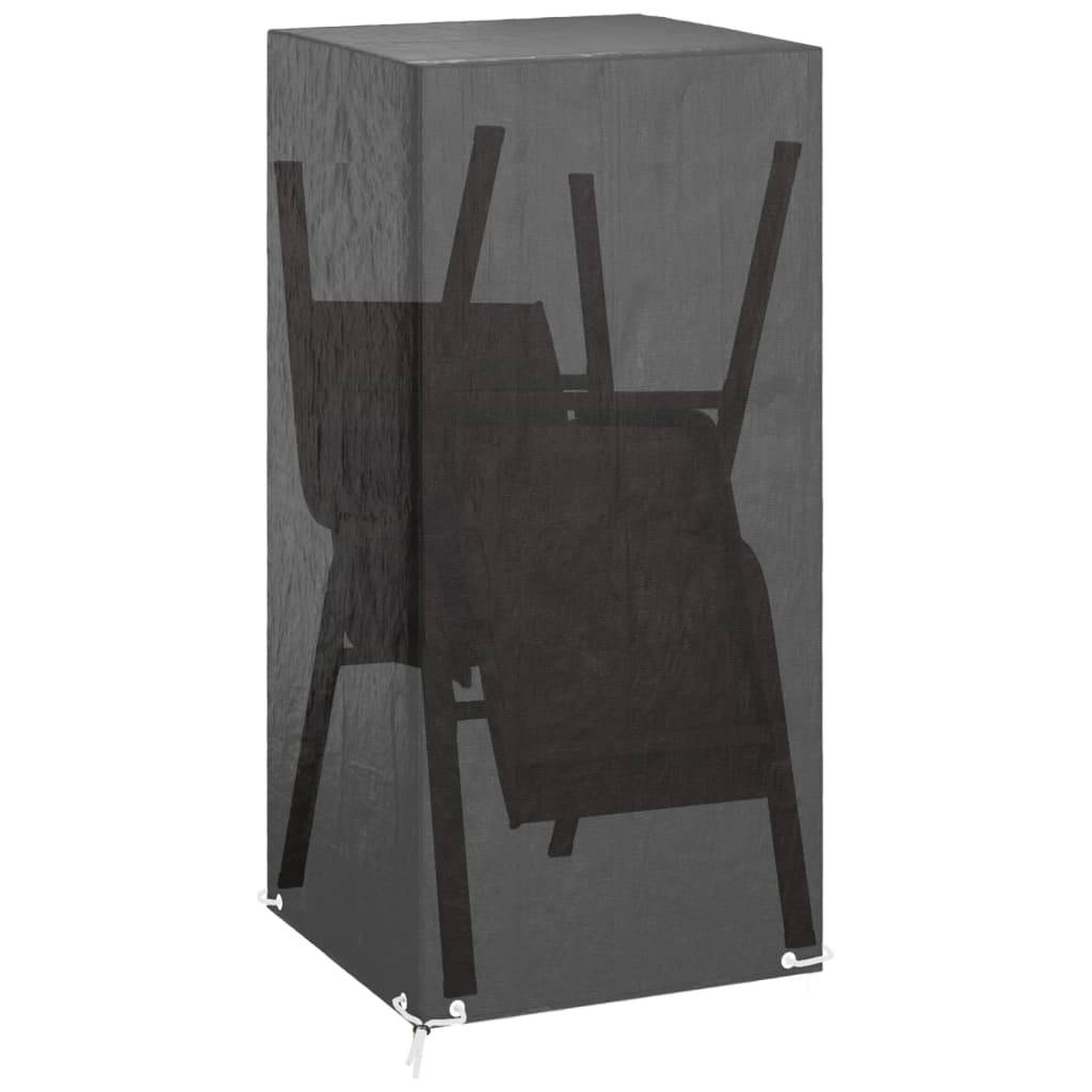 Housse de chaise de jardin - Housse de protection 8 œillets 75x70x140 cm PE MP381 - Image 1