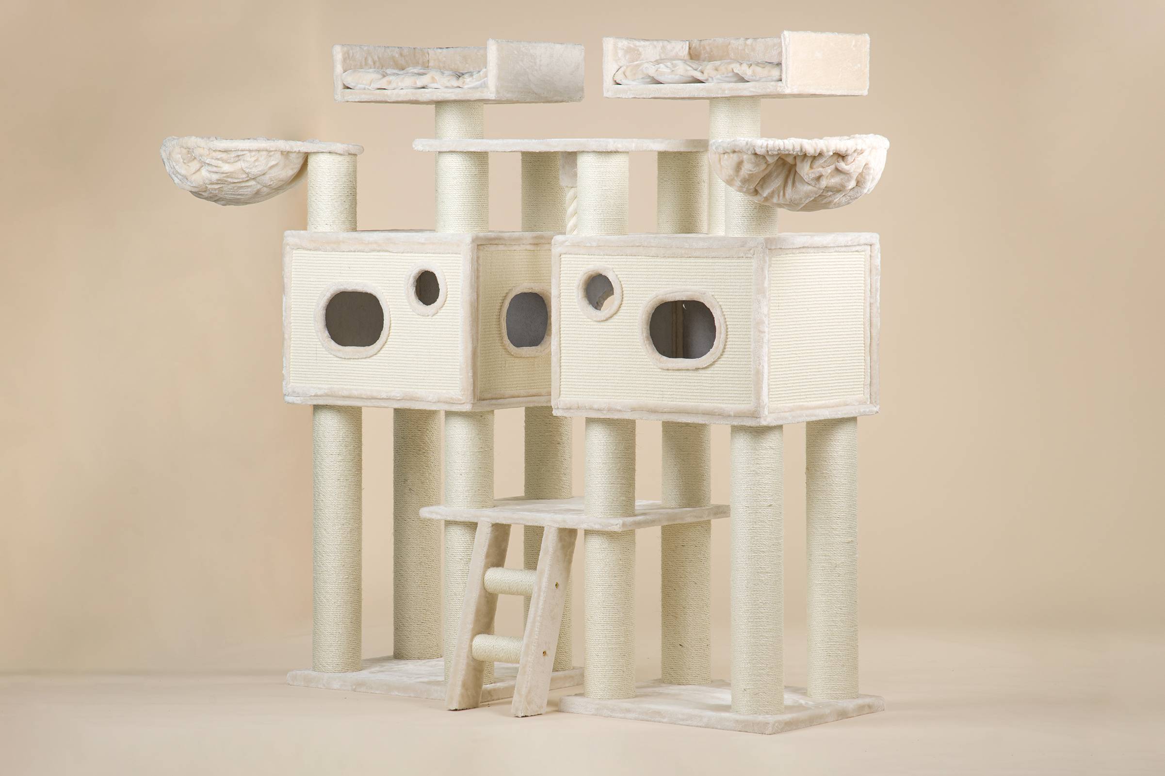 Rhr Concepts Bv - Arbre à chat Royal Cat Palace (Beige) - RHR Concepts BV - Imagen 2