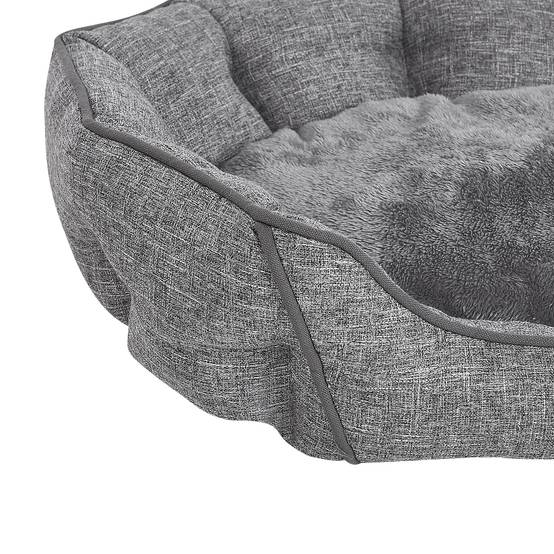 Beliani - Lit pour animal Lin Gris CANDIR - 65x50x20- Beliani - Image 6