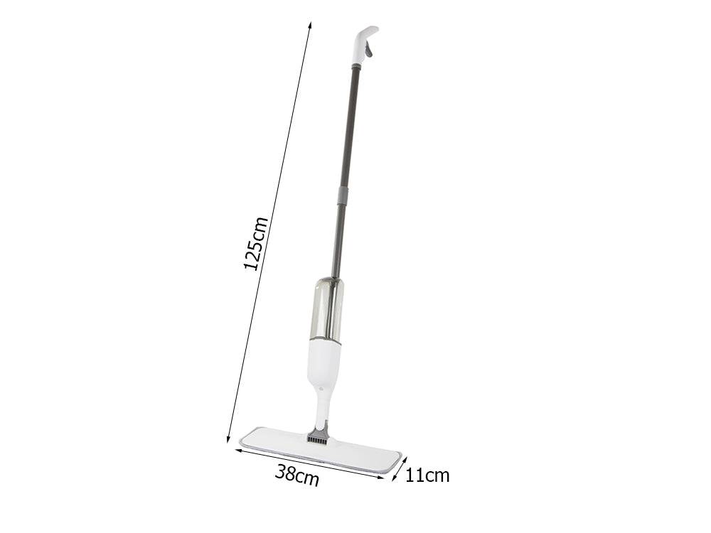 Importdistrib - Balai serpillère plat avec jet rotatif, jet solide, 3x lingettes de rechange IMPORTDISTRIB - Imagen 3