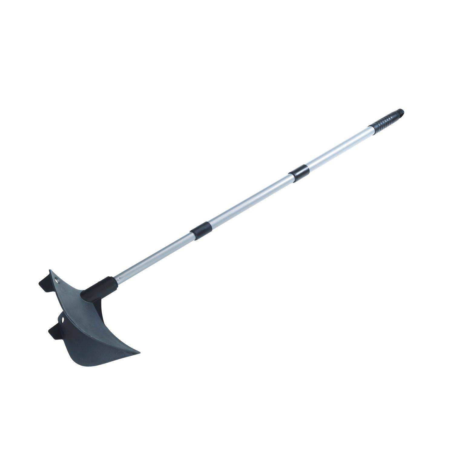 Sans Marque - Charrue de jardin avec manche extensible - Noir et Argent - Wenko - Imagen 1