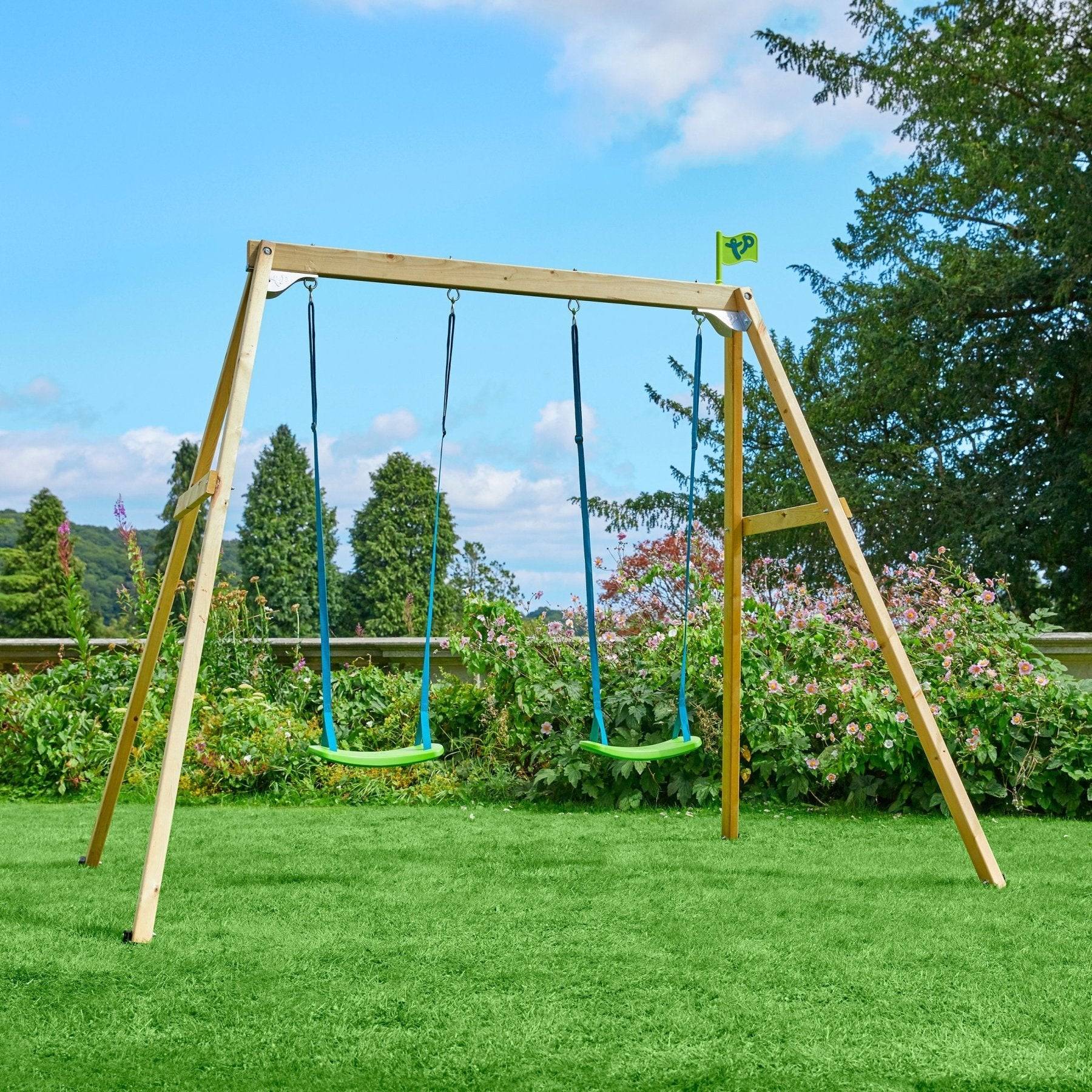 Tp Toys - Portique 2 balançoires - bois FSC® - H200 cm - FOREST - Image 8