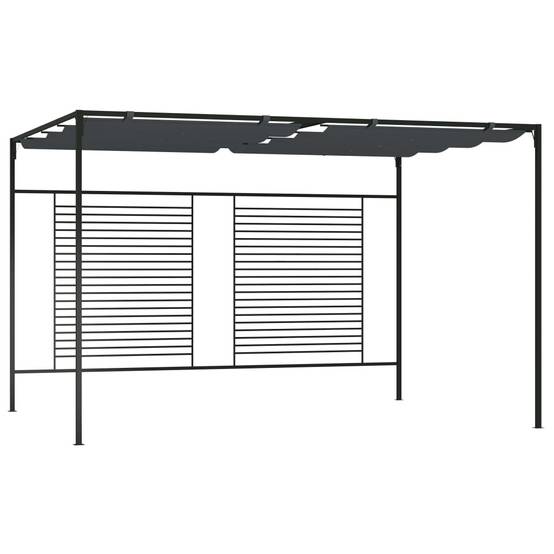 ComfortXL - Pergola Acier avec Toit Coulissant Tonnelle Moderne pour Jardin Anthracite 4x3 m – ComfortXL Outdoor Living - Image 1