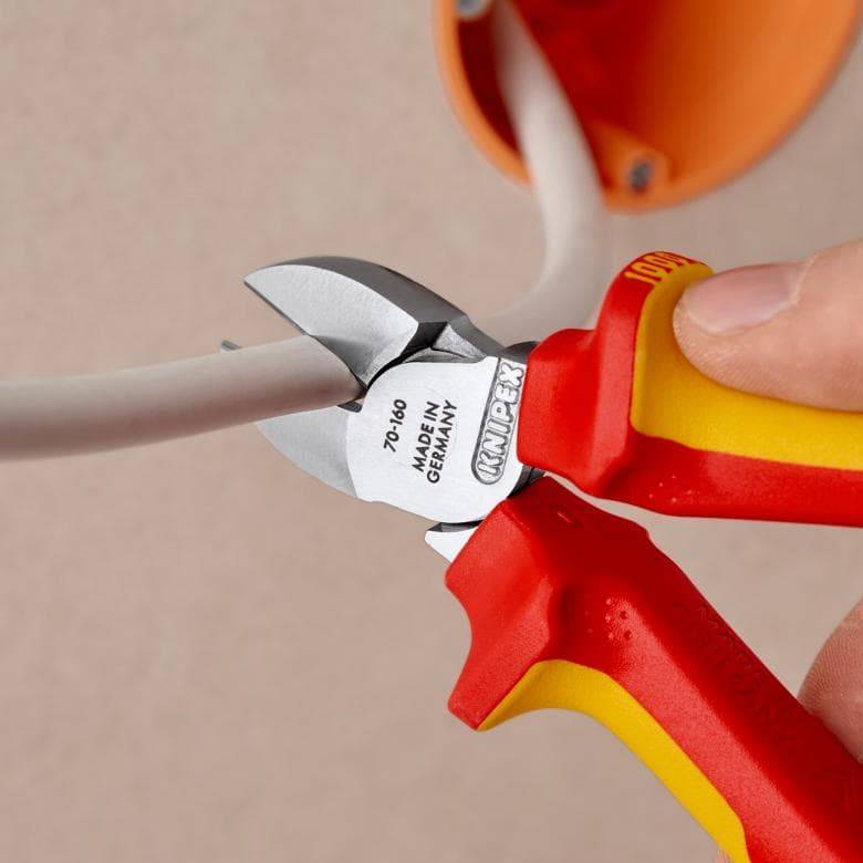 Knipex - Pince coupante de côté KNIPEX 160 mm - Isolé 1000V - 70 06 160 - Imagen 2