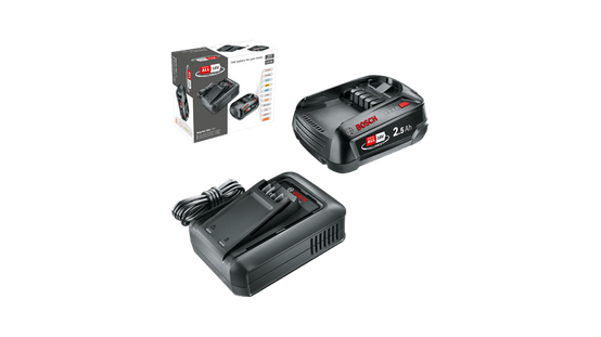 Bosch - Starter Set 18V (1 batterie 2,5 Ah + AL 18V-44) - BOSCH VERT - 1 batterie 2,5 Ah avec chargeur - 1600A031T4 - Image 2
