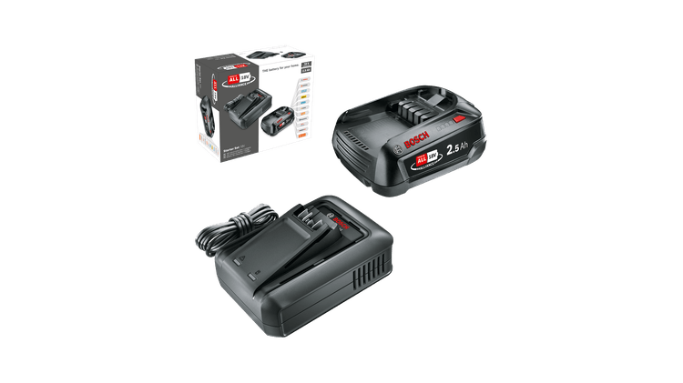 Bosch - Starter Set 18V (1 batterie 2,5 Ah + AL 18V-44) - BOSCH VERT - 1 batterie 2,5 Ah avec chargeur - 1600A031T4 - Image 2