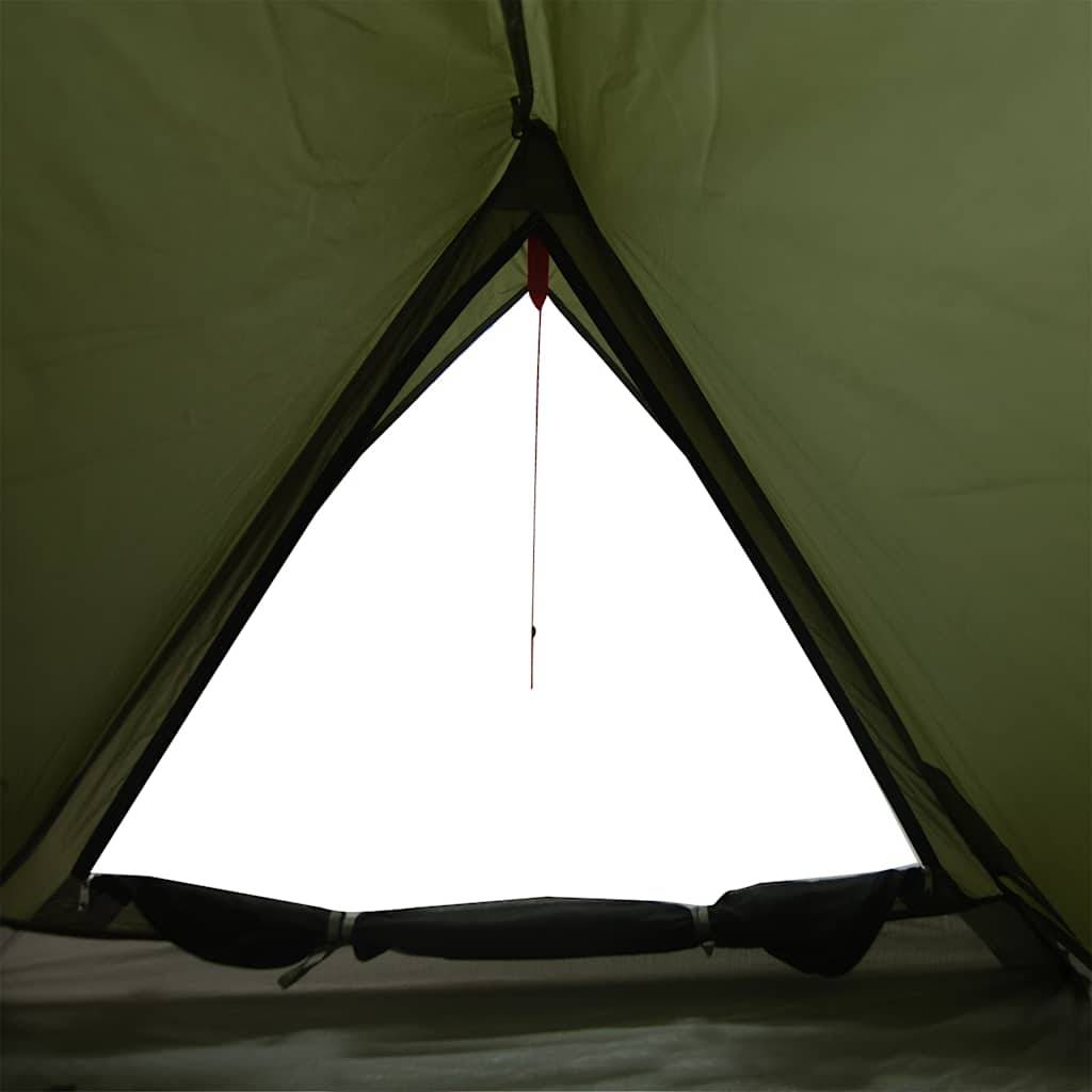 Tente Canadienne 2 Personnes Polyester Imperméable Légère pour Randonnée Camping Vert Olive – ComfortXL Outdoor Living - Image 10