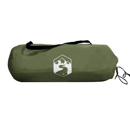Tente Canadienne 2 Personnes Polyester Imperméable Légère pour Randonnée Camping Vert Olive – ComfortXL Outdoor Living - Image 6