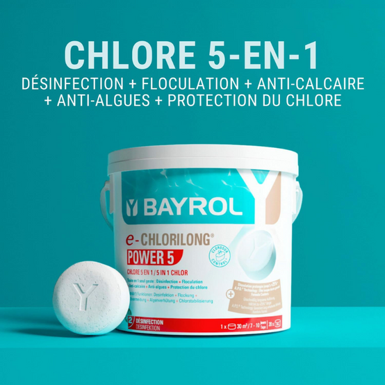 Chlore multifonctions Bayrol Chlorilong Power 5 fonctions - 5 kg - Image 3