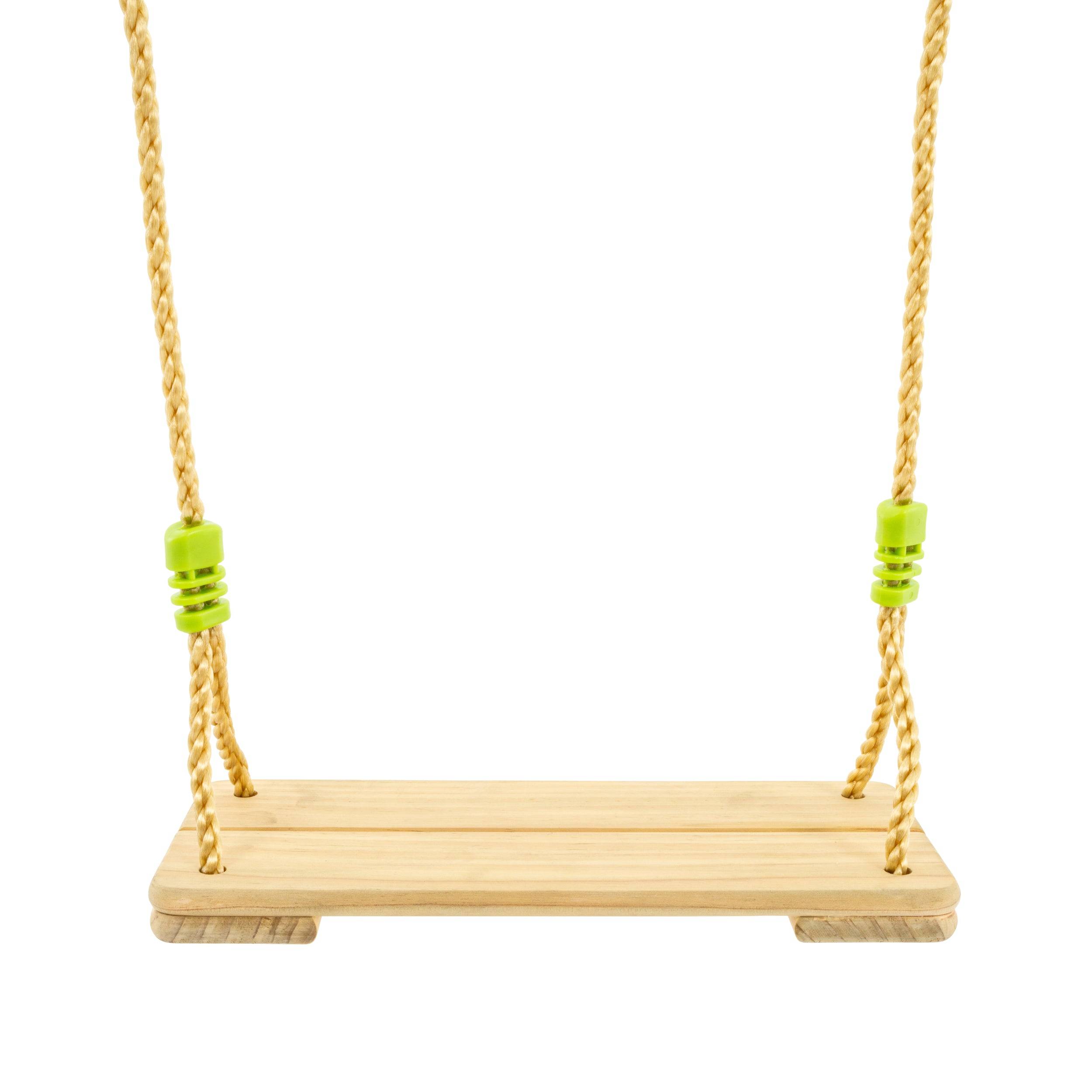TP Toys Balançoire En Bois FSC - Hauteur Ajustable 190-250 Cm - Dès 3 Ans