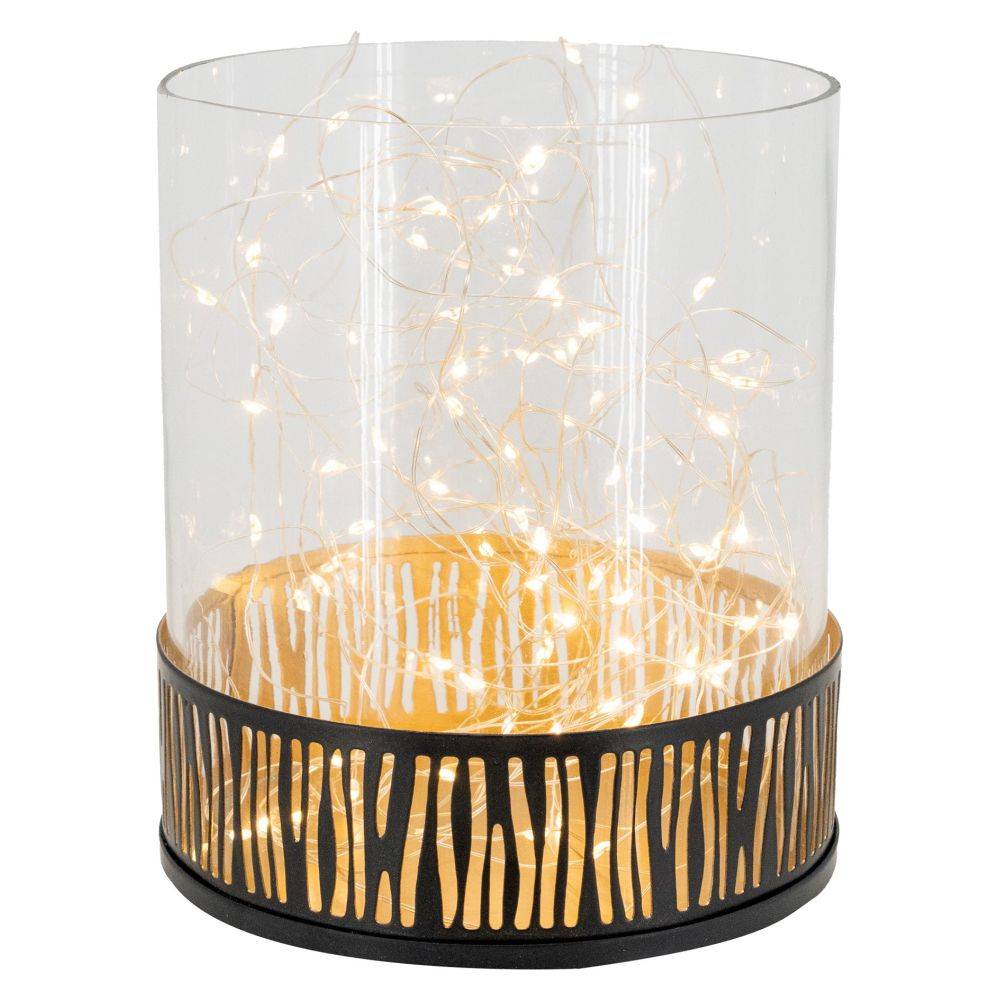 Aubry Gaspard - Photophore en métal et verre Zebré - Imagen 2