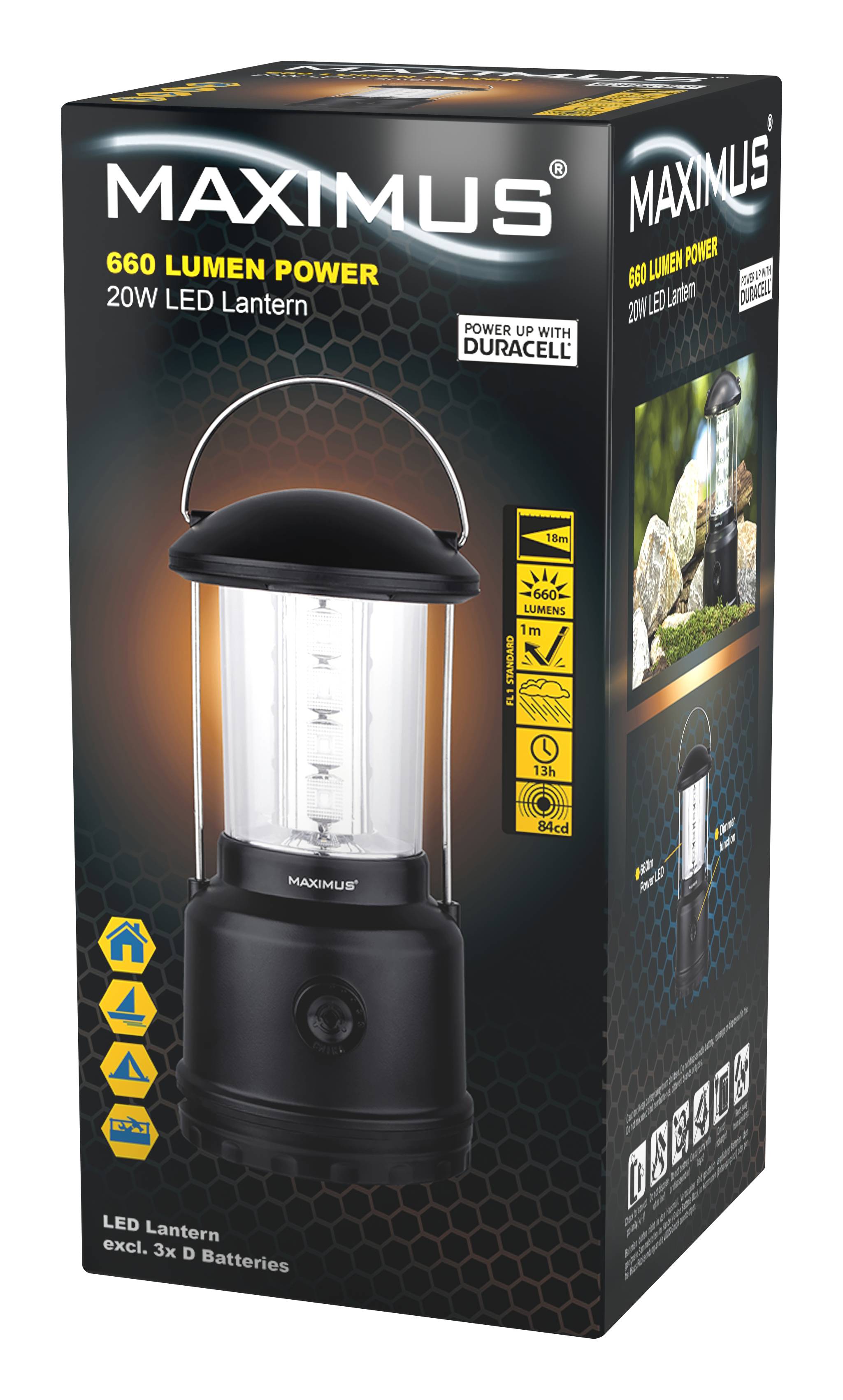 Maximus - Lanterne Maximus M-LNT-200 - 650lm - Imagen 1
