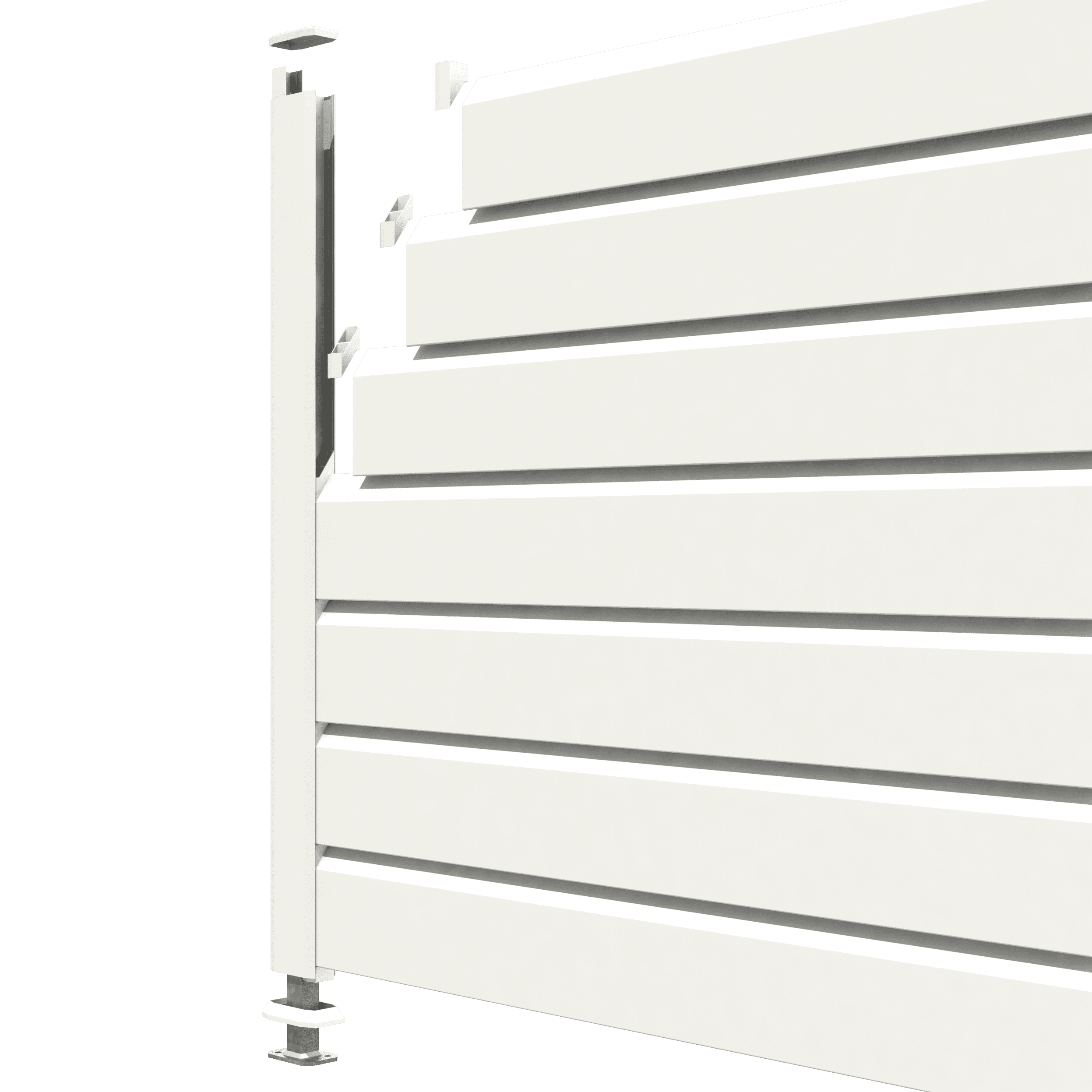 Closea - Kit extension clôture PVC blanc – lg : 1m50 x ht : 1m30 Closea - Imagen 4