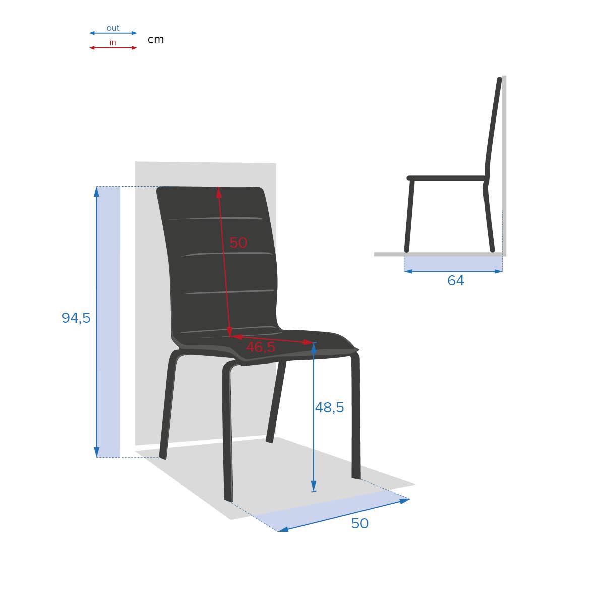 Hesperide - Chaise de jardin empilable "Diese" mocha & praline en aluminium traité époxy Hespéride - Imagen 2