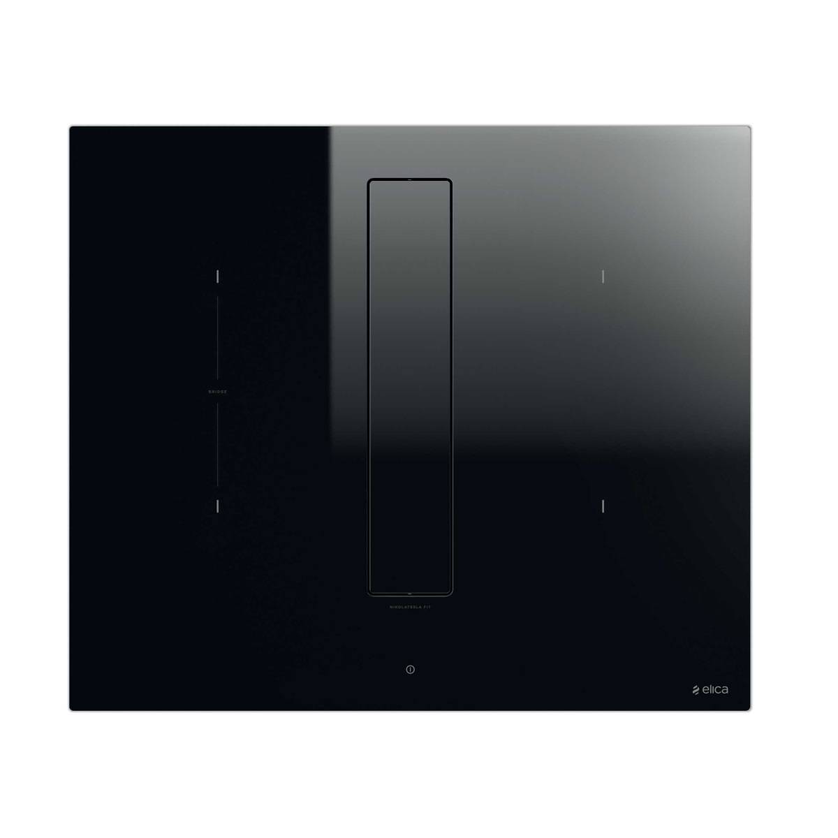 Table de cuisson aspirante induction 60cm 4 feux 7500w noir PRF0167053 Elica - Image 1