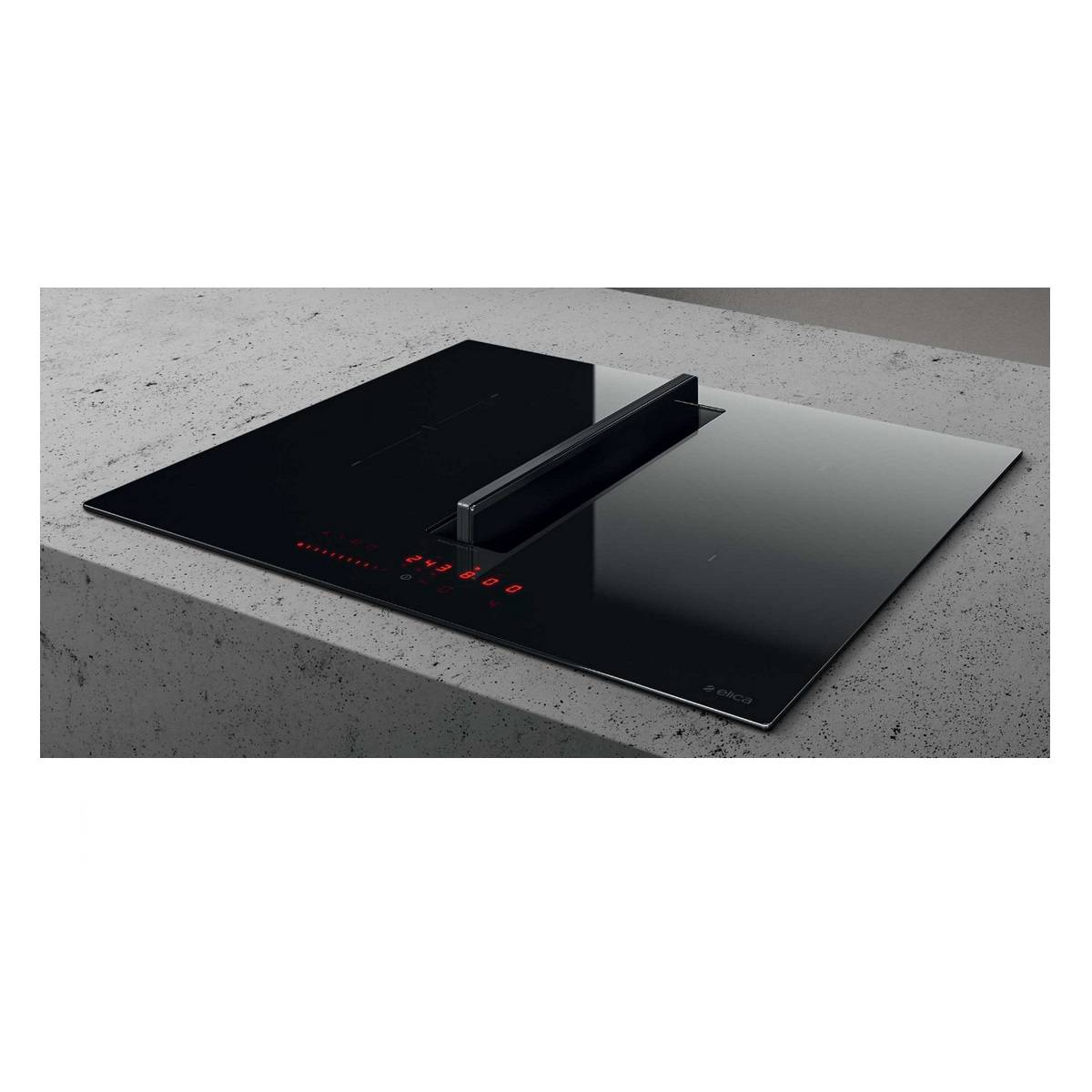 Table de cuisson aspirante induction 60cm 4 feux 7500w noir PRF0167053 Elica - Image 6