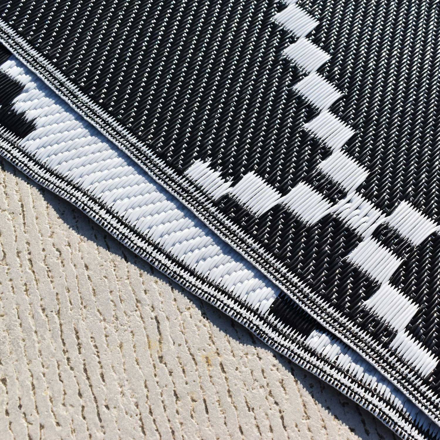 Autre - Tapis extérieur noir 150x220cm - Imagen 3
