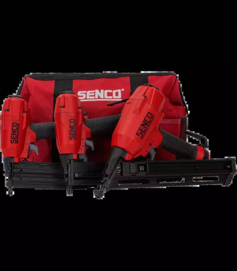 Kit 3 outils Black Label SENCO - 2 cloueurs + agrafeuse + sac de transport - 10S2001N - Imagen 1