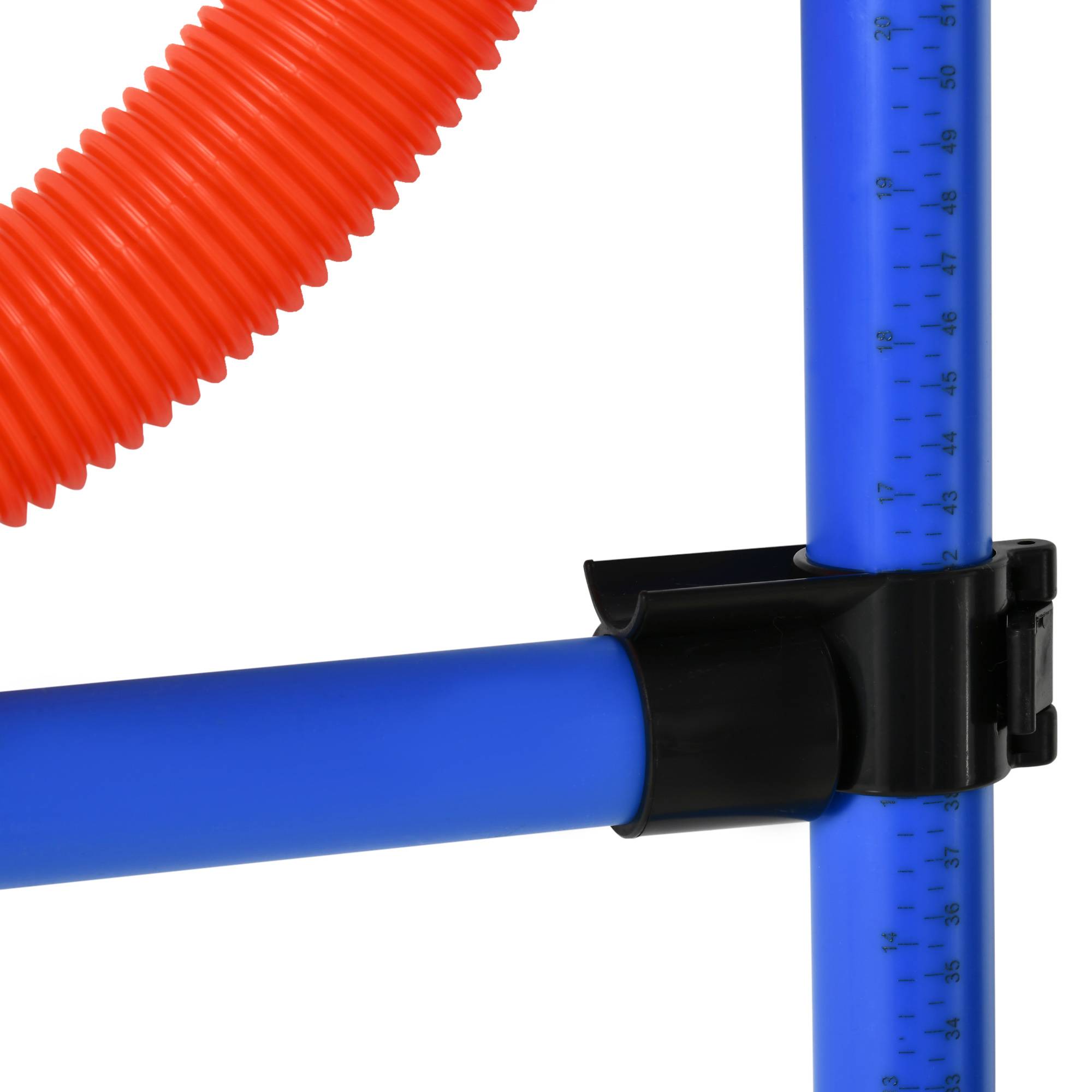 Kit d'agilité pour chien plastique bleu et rouge 3.2 x 3.2 x 86 cm - PANGIVO - Image 9
