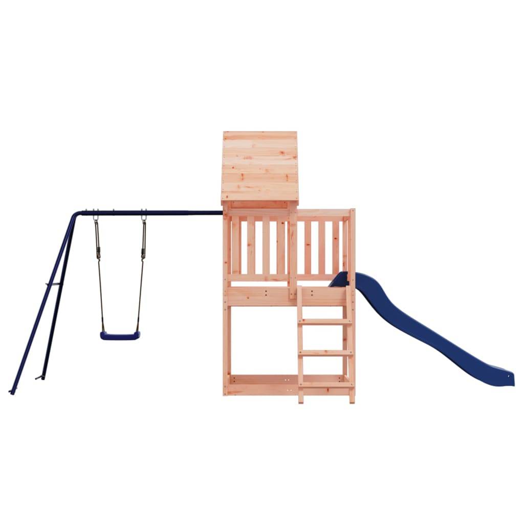 Helloshop26 - Aire de jeux d'extérieur balançoires toboggan portiques robuste jeux jardin 494 x 235 x 228 cm bois massif de douglas - Imagen 2