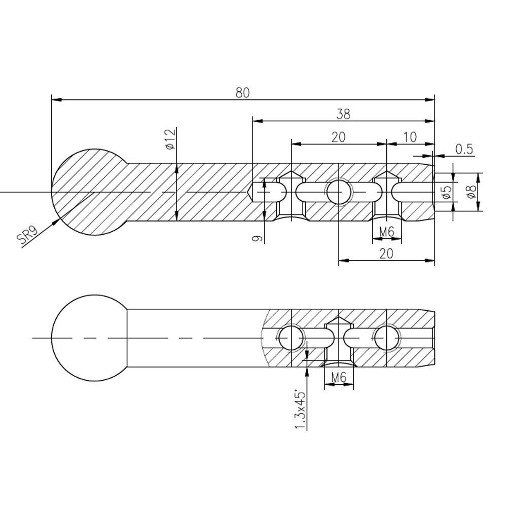 Decklinea - Kit fixation cables sur poteau garde corps inox (5 pièces) - Imagen 3
