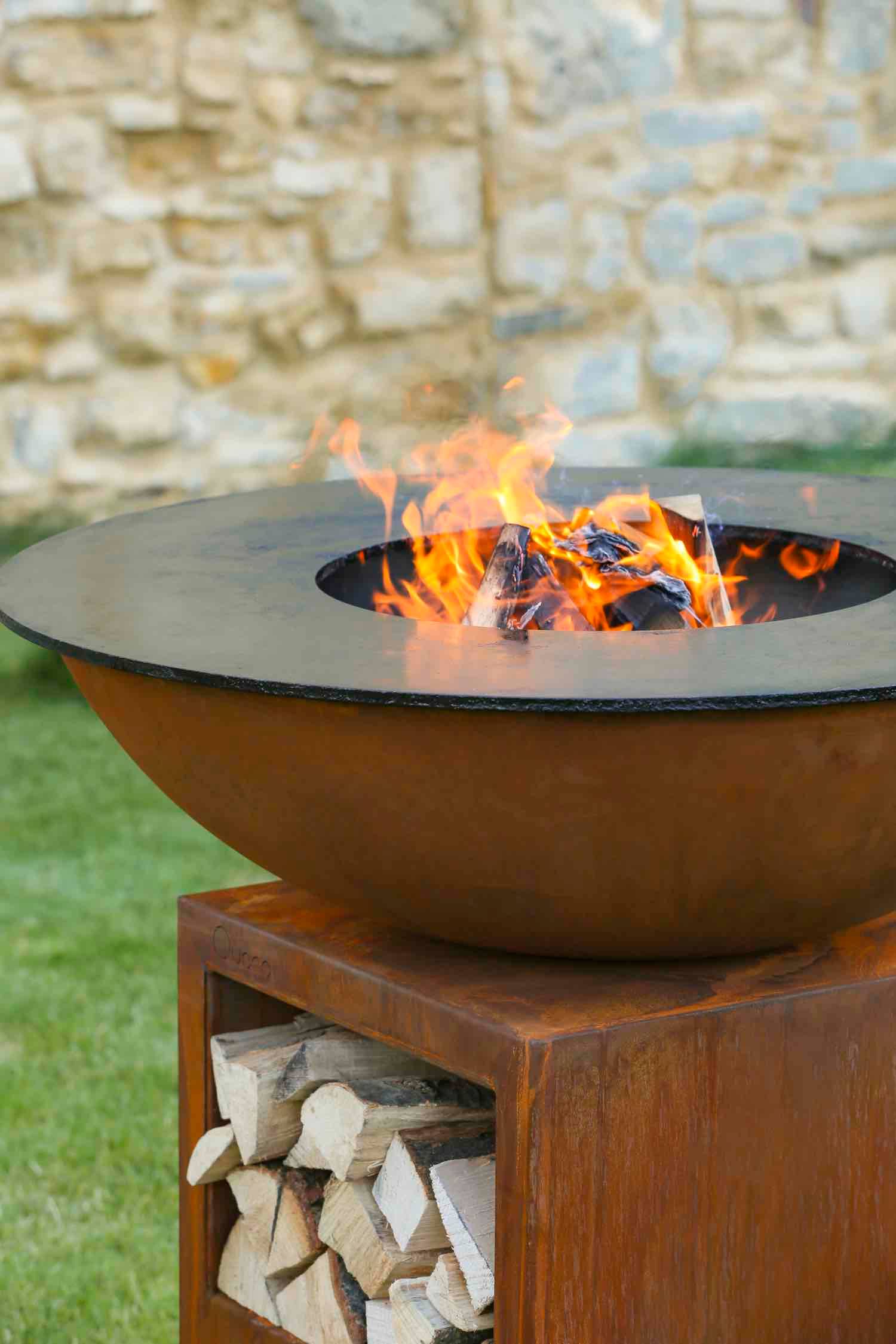 Brasero Piatto  Large Pro Corten diam94  - Quoco - Image 4