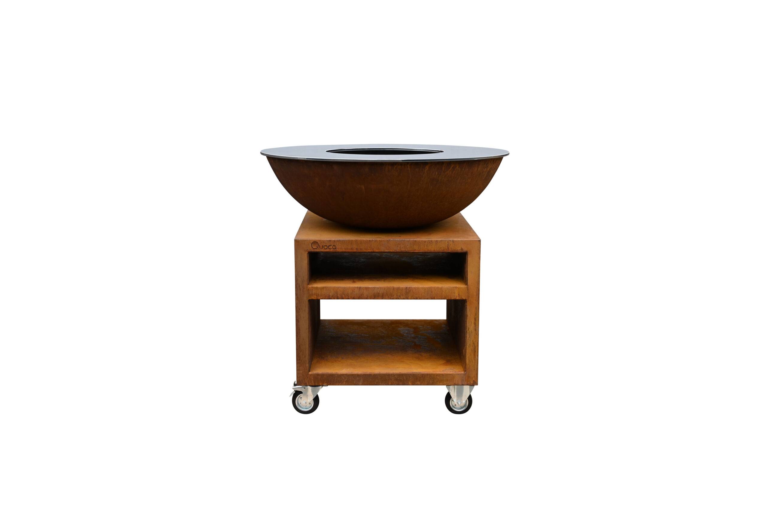 Brasero Piatto  Large Pro Corten diam94  - Quoco - Image 1