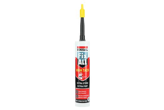 Mastic colle Fix All High Tacknoir cartouche 290ml - SOUDAL - 100272 - Image 2