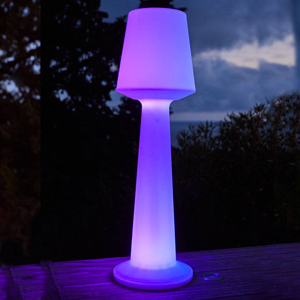 Lumisky - Lampadaire d'extérieur sans fil AUSTRAL RGB H110cm - Imagen 4