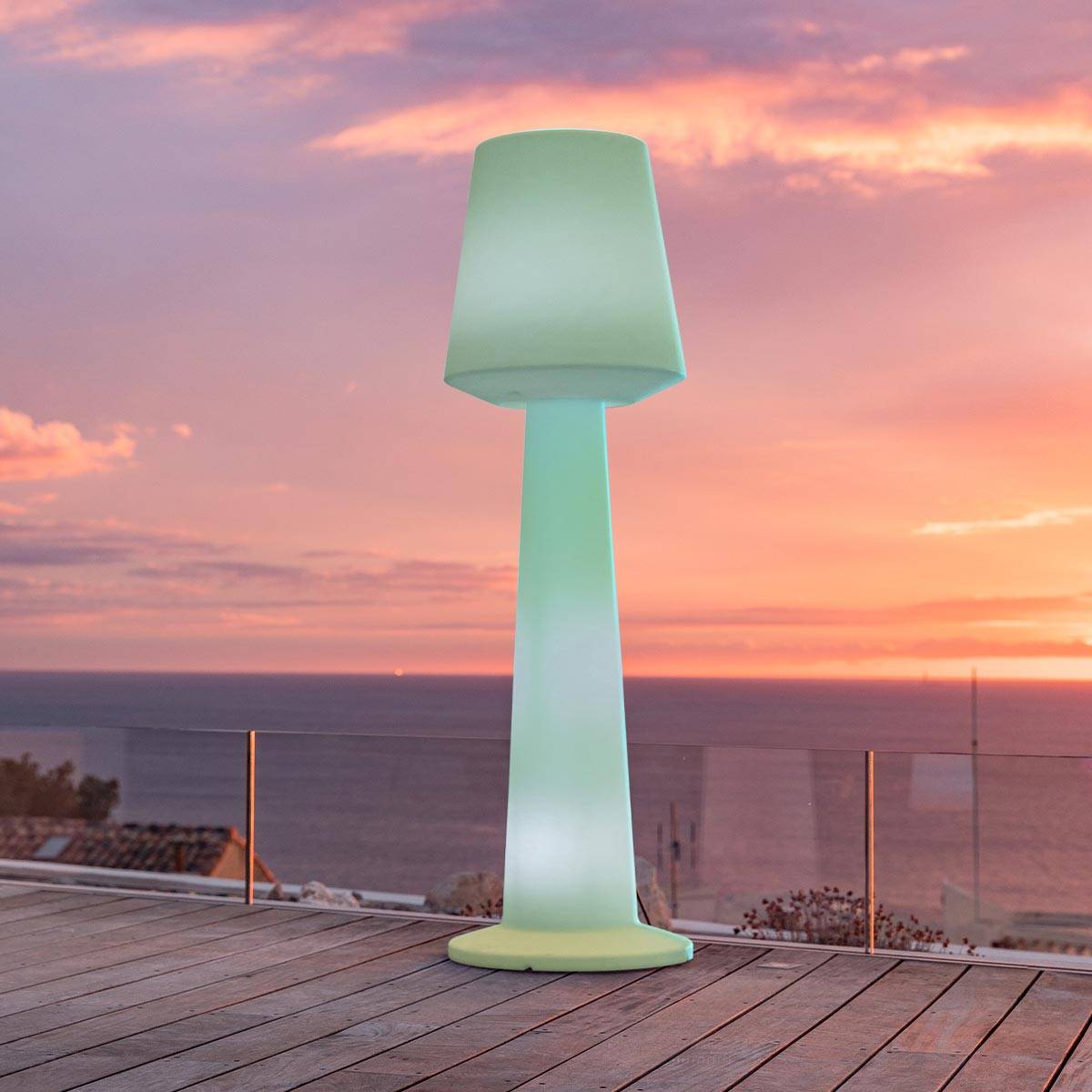 Lumisky - Lampadaire d'extérieur sans fil AUSTRAL RGB H110cm - Imagen 3