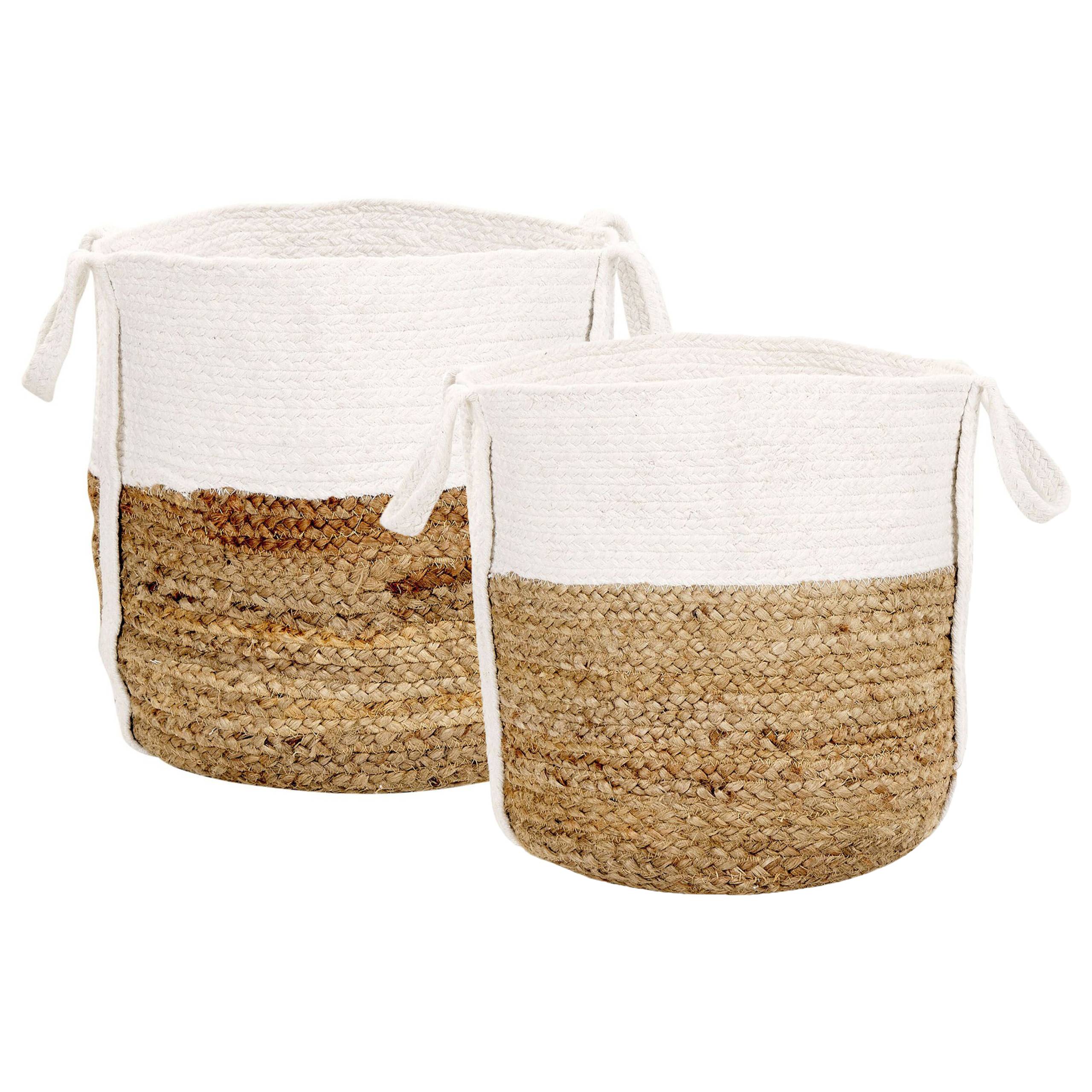 Beliani - Corbeille Jute Naturel BELLPAT - Beliani - Imagen 2