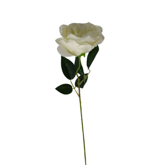 Rose Artificielle Blanche - Image 1