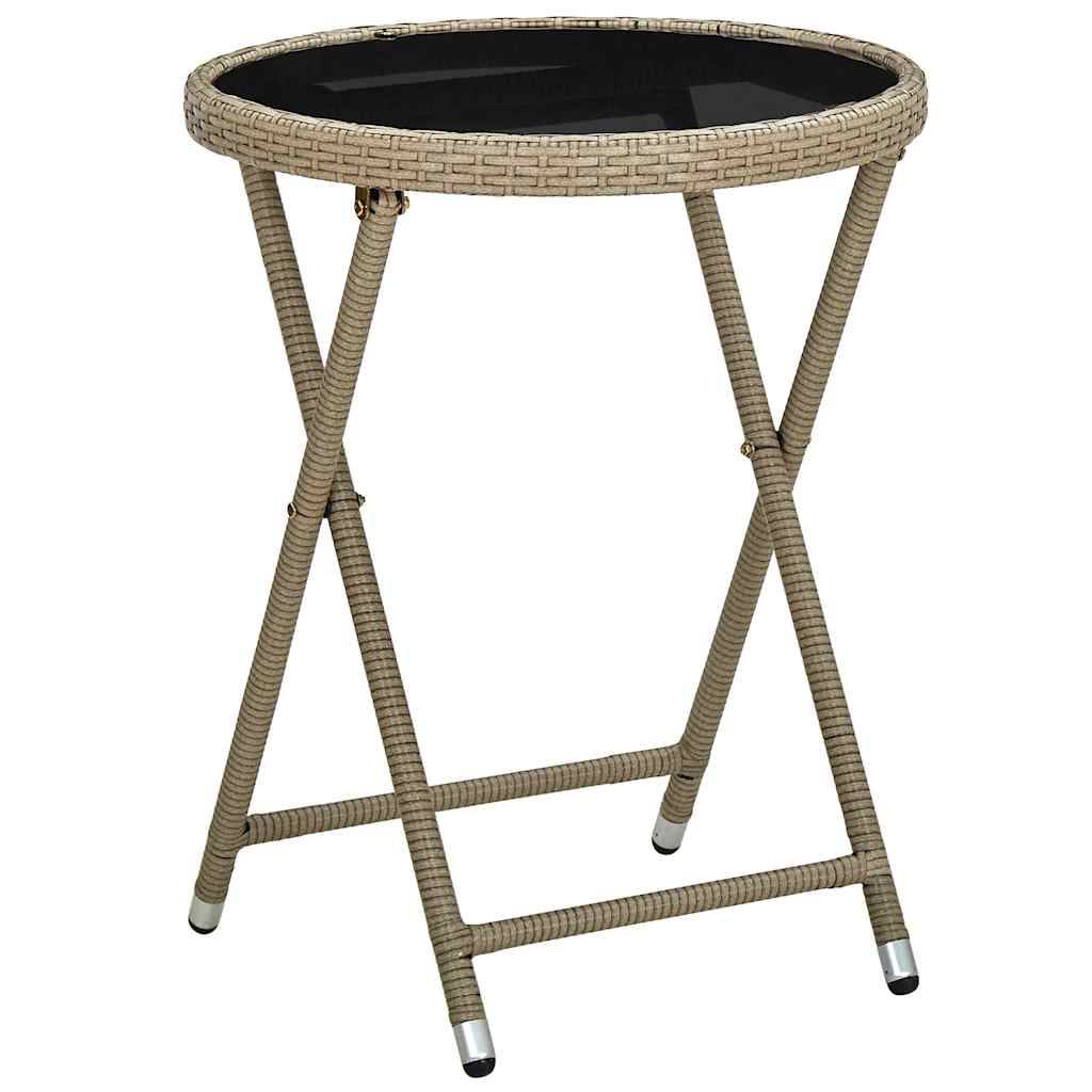 Vidaxl - Ensemble bistro de jardin 3 pcs-Salons de jardin Beige polyrotin 597444 - Image 5