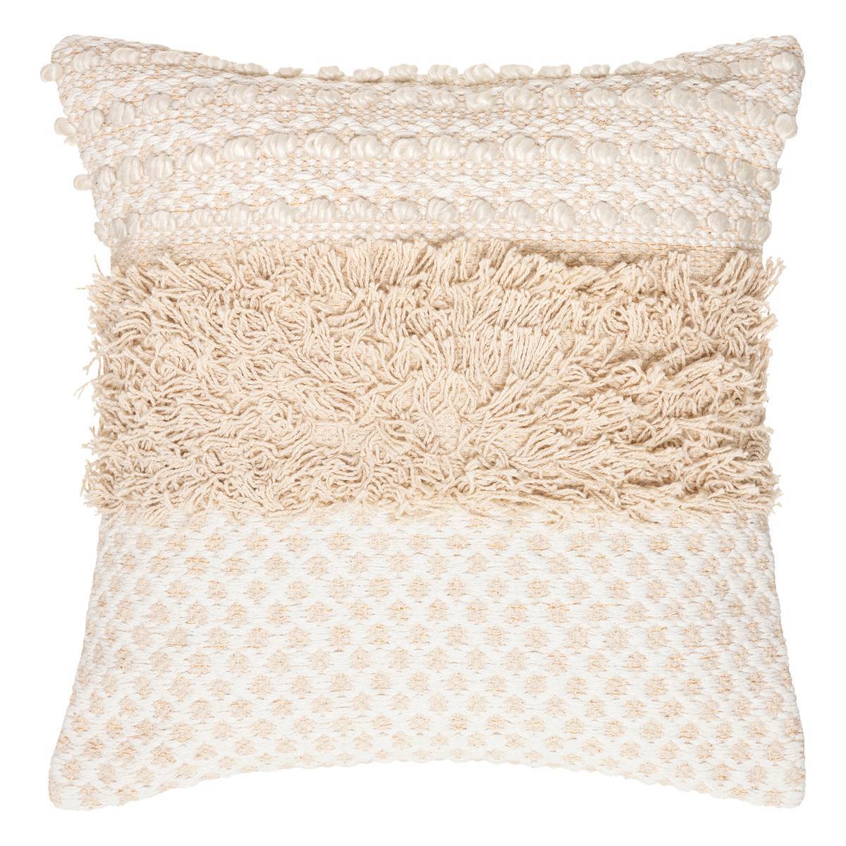 Atmosphera - Coussin "Sable cuivré" beige 40x40cm - Atmosphera Créateur d'intérieur - Imagen 2