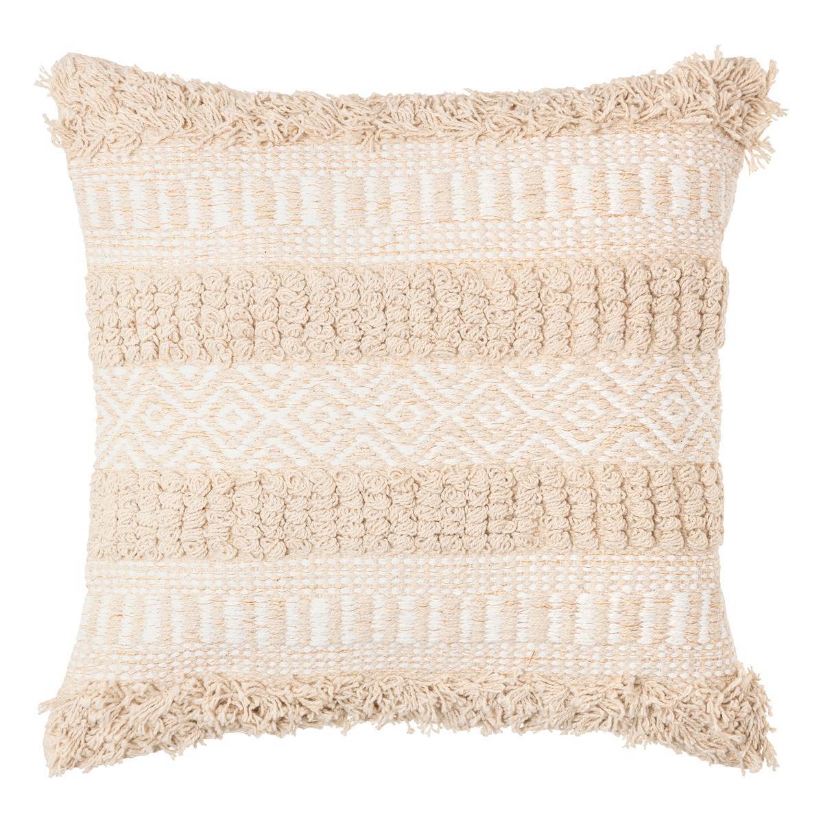 Atmosphera - Coussin "Sable cuivré" beige 40x40cm - Atmosphera Créateur d'intérieur - Imagen 1