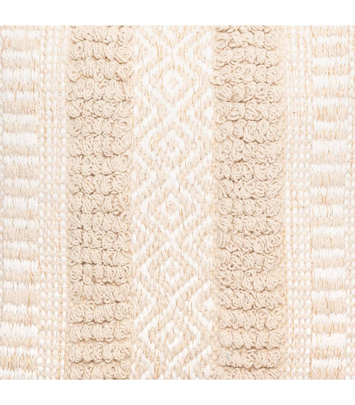 Coussin déhoussable en Coton Jacquard motif en relief 40 x 40 cm - Imagen 2