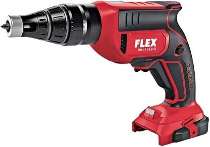 Set visseuse pour cloisons sèches + outil multifonction - FLEX - avec 2 batteries 18V 2.5Ah - chargeur - mallette -532427 - Imagen 4