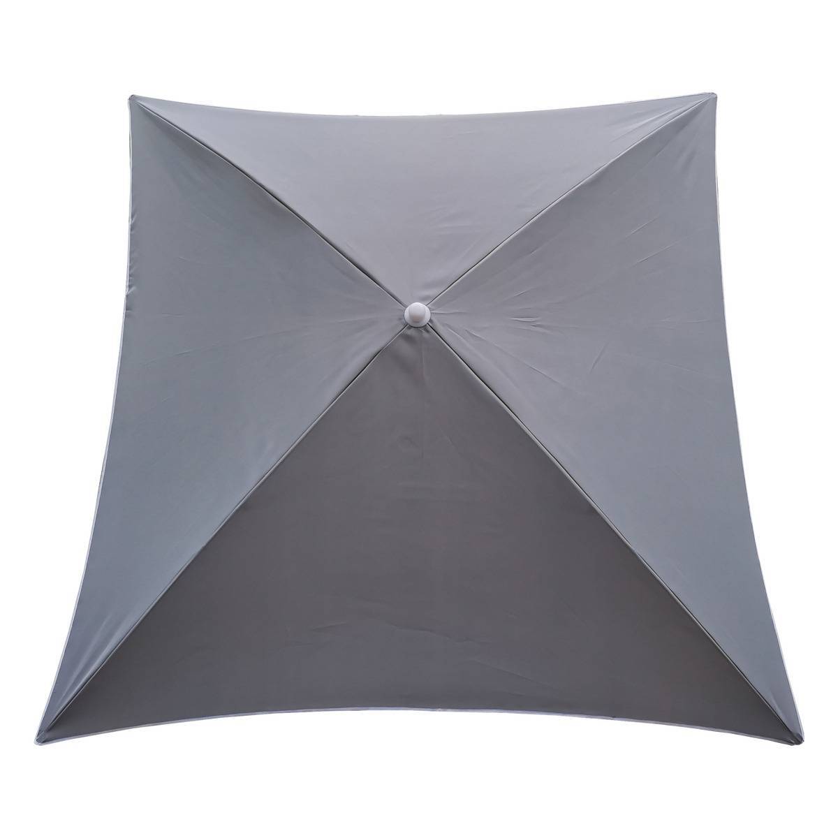 Hesperide - Parasol Plage Carré Helenie Gris - 5five - Image 3