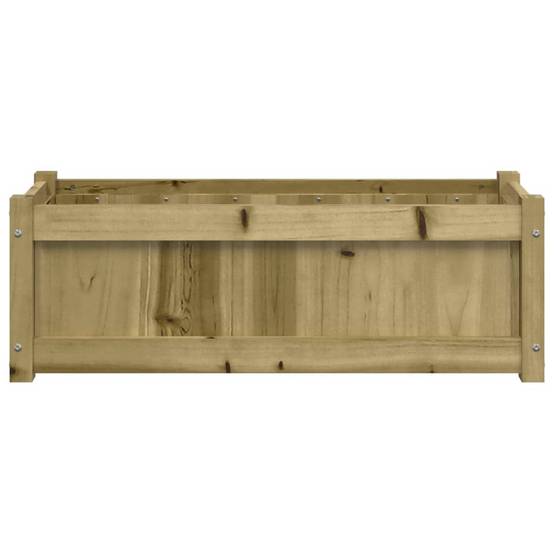 Maison Chic - Lot de 2 Jardinières - Bac à Fleurs - Pot De Fleurs bois de pin imprégné - Imagen 6