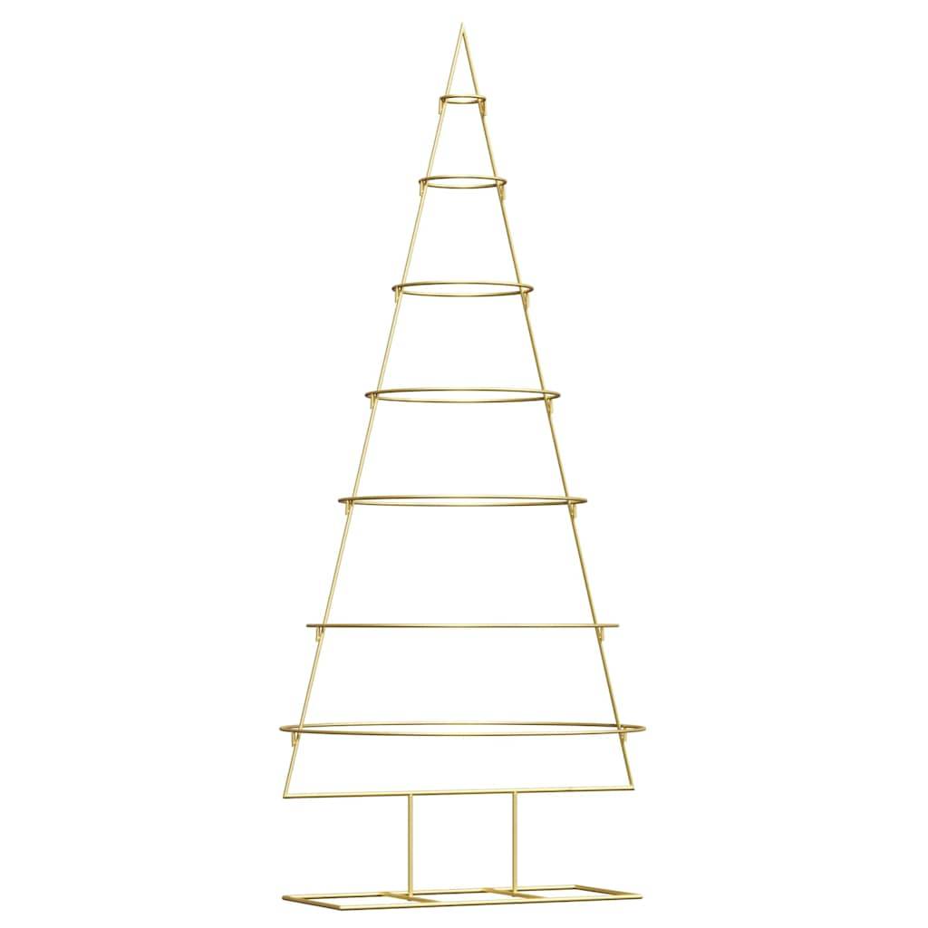 Vidaxl - Arbre de Noël en métal Doré 180 cm Acier peint par poudre vidaXL 42019155 - Image 2