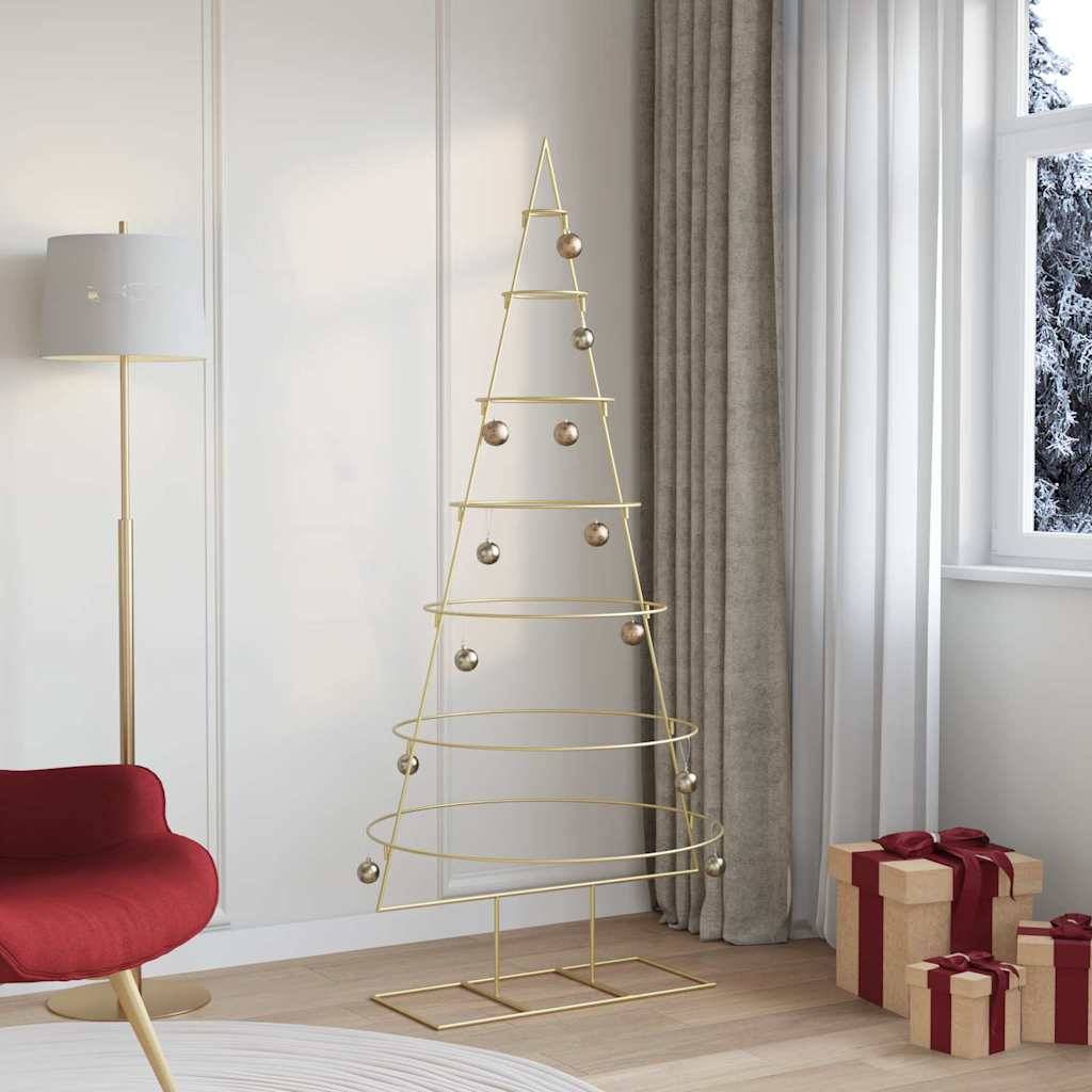 Vidaxl - Arbre de Noël en métal Doré 180 cm Acier peint par poudre vidaXL 42019155 - Image 1