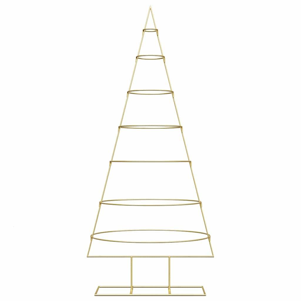 Vidaxl - Arbre de Noël en métal Doré 180 cm Acier peint par poudre vidaXL 42019155 - Image 6