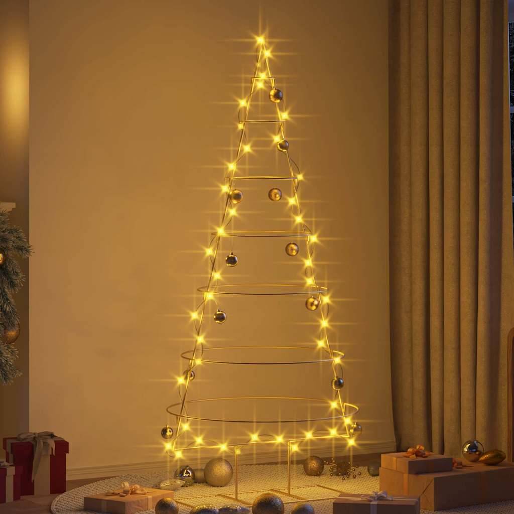 Vidaxl - Arbre de Noël en métal Doré 180 cm Acier peint par poudre vidaXL 42019155 - Image 5
