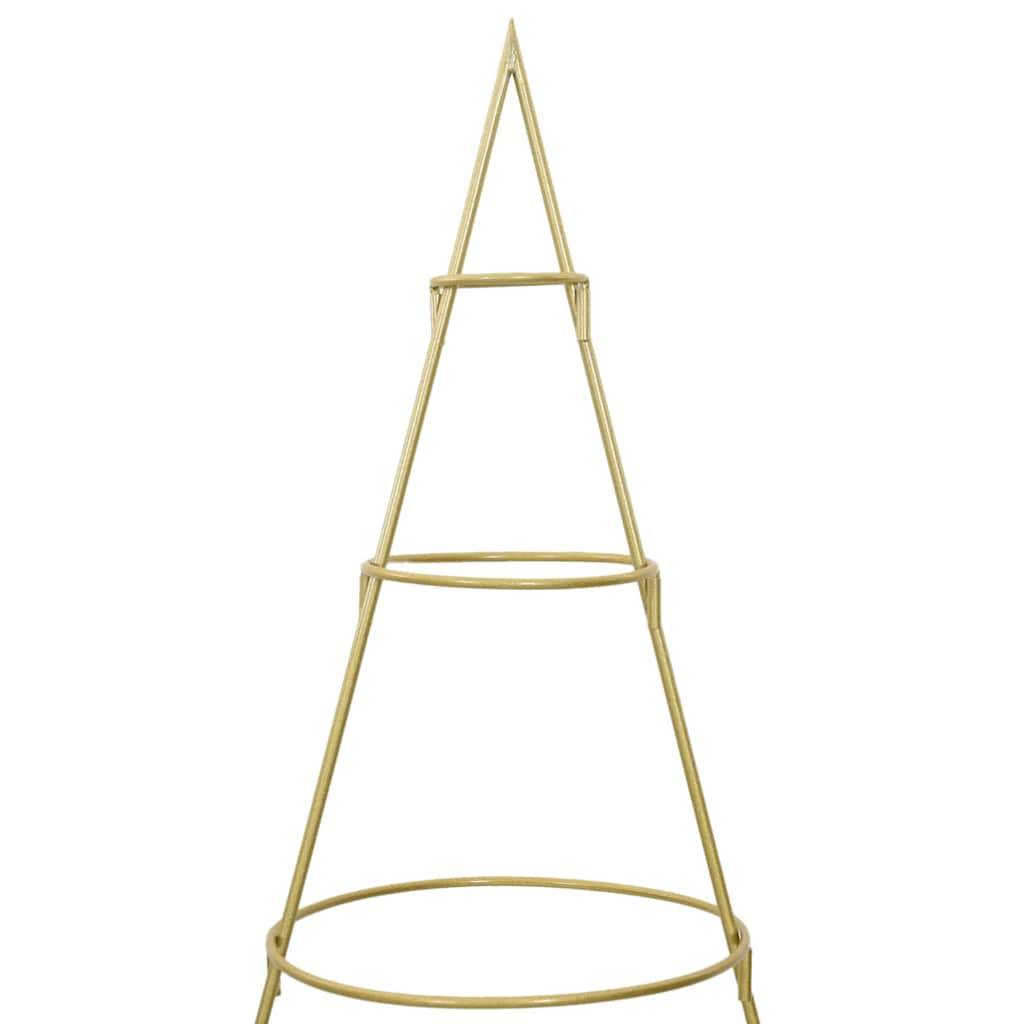Vidaxl - Arbre de Noël en métal Doré 180 cm Acier peint par poudre vidaXL 42019155 - Image 8