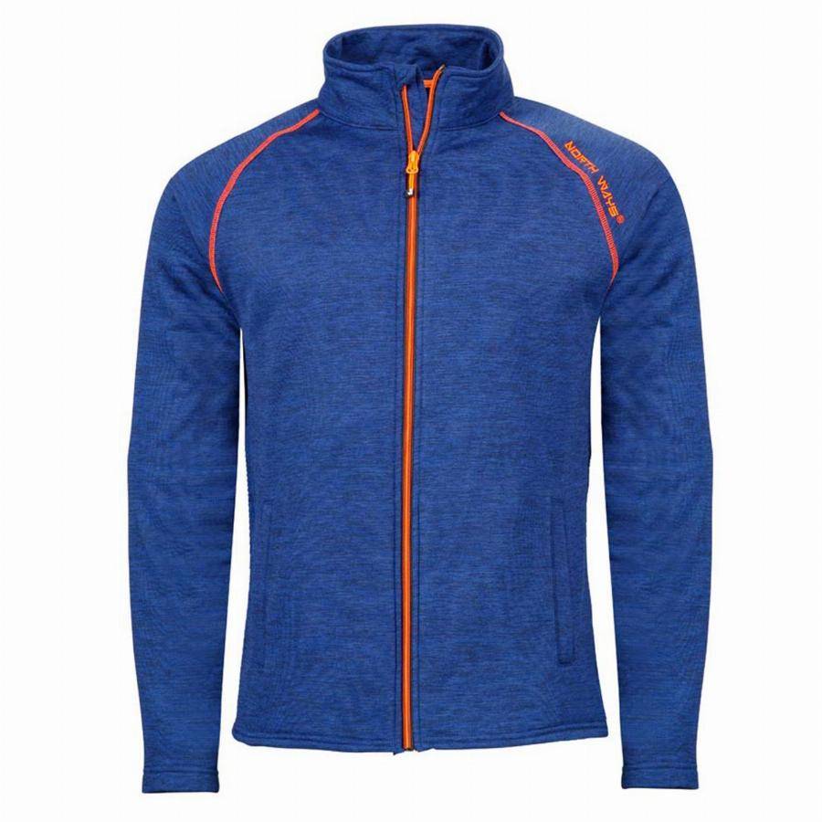 Nineworths - Veste - NORTH WAYS - LENNY 1505 Marine / Orange Fluo T.XXL - Image 1